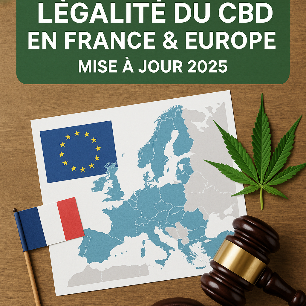 Légalité du CBD en France et Europe (mise à jour 2025)