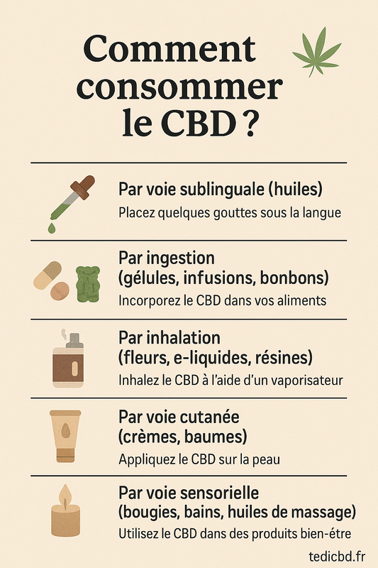 Comment consommer le CBD